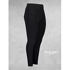 Plus Basics Pants JOGGER ZWART